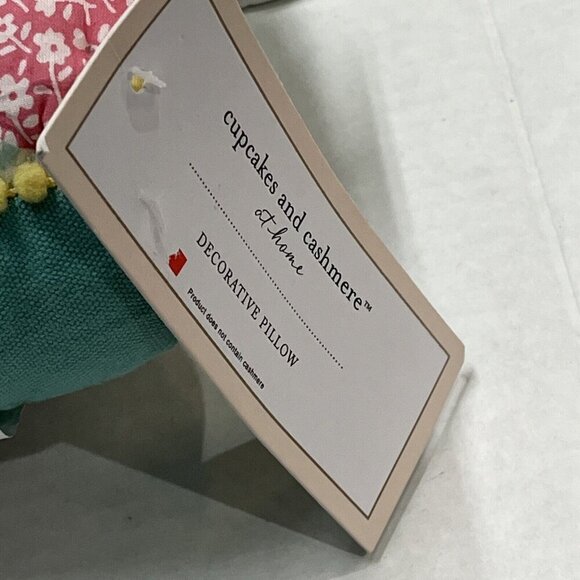 Cupcakes and Cashmere Throw Pillow Patchwork Bunny Easter Country Cottagecore - Picture 2 of 8